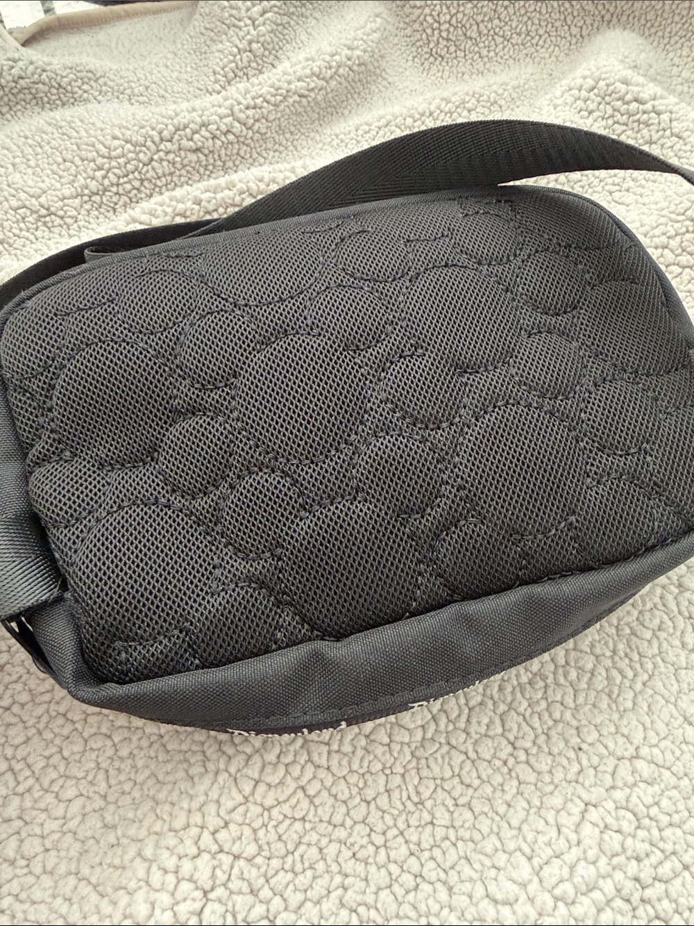 Disney Black Belt Bag with White 'D' Logo - Picture 4 of 4